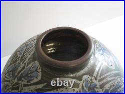 Amy Donaldson Pot Pottery Ceramic Large Modernist 1960's California Painting Art