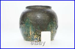 Andre Metthey(1871-1920) Petit Vase En Gres, Ceramic Art Nouveau, Pottery Art Deco