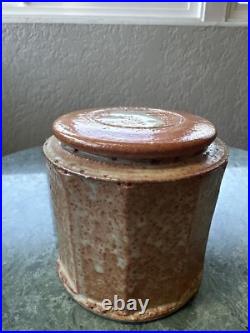 Anne Hirondelle Lidded Jar Studio Art Pottery Ceramic