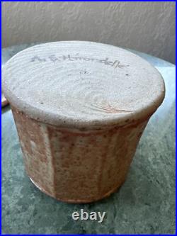 Anne Hirondelle Lidded Jar Studio Art Pottery Ceramic