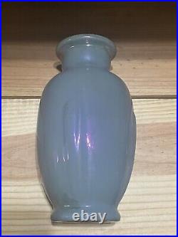 Antique 1909-23 St Lukas of Utrecht Dutch Art Pottery Blue Luster Vase? #149 K