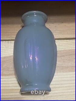 Antique 1909-23 St Lukas of Utrecht Dutch Art Pottery Blue Luster Vase? #149 K