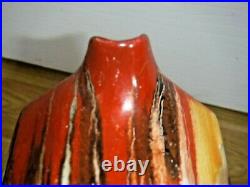 Antique Clarice Cliff Bizarre Forest Glen Jug Vase Art Deco Ceramic RARE