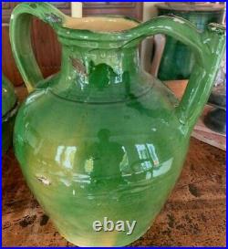Antique French Pottery Pot Confit Ceramic Earthenware Folk Art Election Sale