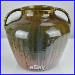 Antique German Art Nouveau Pottery Vase Burgel Henry van de Velde School