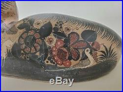 Antique Mexican Folk Art Tonala Pottery Cat 64 NY World's Fair Stoneware Ceramic