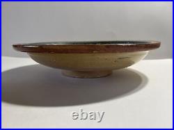 Antique Moroccan Fez Pottery Ceramic Hand Painted Wall Art Bowl 11.5 D