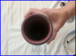 Antique Rookwood Pottery Elizabeth Lincoln LNL Vase Abstract Iris 12 589 D