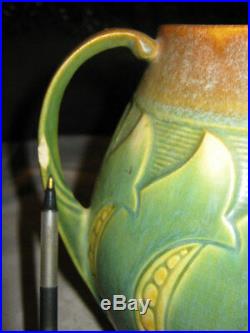 Antique Roseville Falline Art Deco Pottery Flower Garden Planter Home Decor Vase