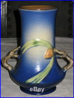Antique Roseville Pinecone Art Pottery Flower Garden Tree Urn Vase Pine Cone