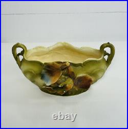 Antique Royal Dux Austria Pottery Planter Vase Art Nouveau