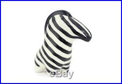 Arabia Finland Abstract Zebra Animal Art Pottery Figurine Taisto Kaasinen Rare