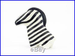 Arabia Finland Abstract Zebra Animal Art Pottery Figurine Taisto Kaasinen Rare