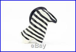 Arabia Finland Abstract Zebra Animal Art Pottery Figurine Taisto Kaasinen Rare