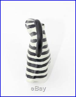 Arabia Finland Abstract Zebra Animal Art Pottery Figurine Taisto Kaasinen Rare