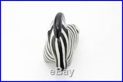 Arabia Finland Abstract Zebra Animal Art Pottery Figurine Taisto Kaasinen Rare