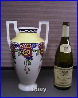 Art Deco Charles Catteau Boch Freres Keramis Vase