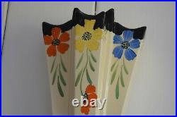 Art Deco Floral Wall Pockets Vases by Arthur Wood, Wall Vases, Wall Pocket, Deco