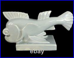 Art Deco Pottery Dolphin Fish Aj Wilkinson Ivan Golkovitch Clarice Cliff