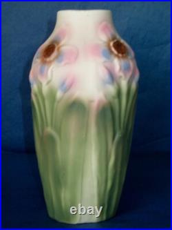 Art Deco Rare 6 Daffodils Pottery Vase