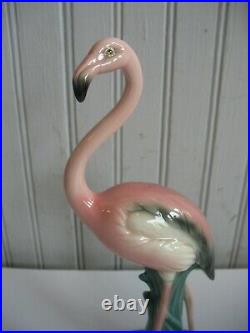 Art Deco Will George Pasadena Flamingo 9 3/4 Tall 4 Base Marked CA Pottery