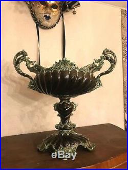 Art Nouveau Austrian Julius Dressler RARE Vintage Retro Majolica Vase