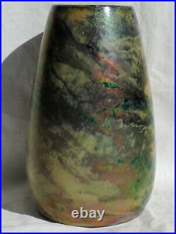 Art Nouveau Judgenstill Vase Zsolnay Pecs Iridescent Eosine