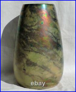 Art Nouveau Judgenstill Vase Zsolnay Pecs Iridescent Eosine