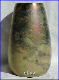 Art Nouveau Judgenstill Vase Zsolnay Pecs Iridescent Eosine