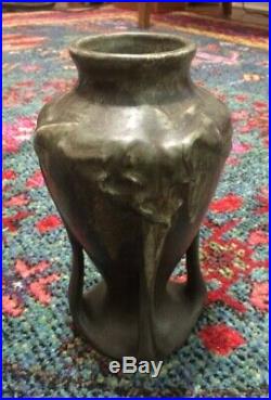 Art Nouveau Pottery Ceramic Vase by Denbac