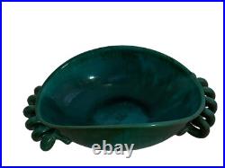 Art Pottery Ceramic Bowl Mid-Century by Alexandre, Belgium, 1950s EUC