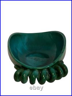 Art Pottery Ceramic Bowl Mid-Century by Alexandre, Belgium, 1950s EUC