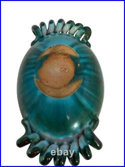 Art Pottery Ceramic Bowl Mid-Century by Alexandre, Belgium, 1950s EUC