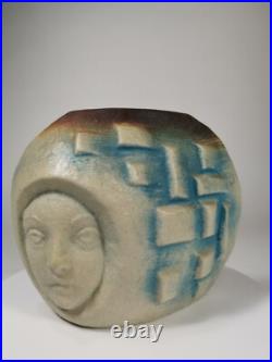 Art Pottery Ceramic Sculpture Vase Nikos Dazelidis