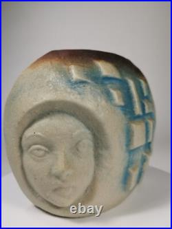 Art Pottery Ceramic Sculpture Vase Nikos Dazelidis