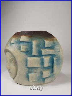 Art Pottery Ceramic Sculpture Vase Nikos Dazelidis