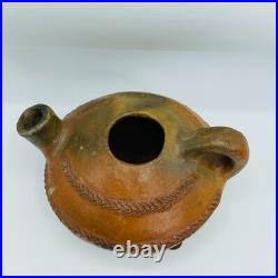 Art Pottery Pitcher Ceramic Terracotta Sandstone Handmade Clay Jug Earthen