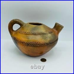Art Pottery Pitcher Ceramic Terracotta Sandstone Handmade Clay Jug Earthen