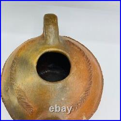 Art Pottery Pitcher Ceramic Terracotta Sandstone Handmade Clay Jug Earthen