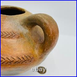 Art Pottery Pitcher Ceramic Terracotta Sandstone Handmade Clay Jug Earthen