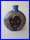 Art Pottery Vase With 2 Faces - Hand Made & Painted - Illegibly Signed