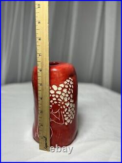 Art Studio Pottery Ceramic Mushroom Woman Nude Vase Cottagecore Feminist