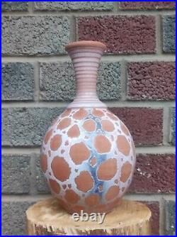 Art pottery vase vintage handmade. Ceramic vase. Author's work in a single copy