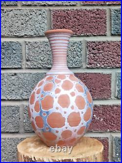 Art pottery vase vintage handmade. Ceramic vase. Author's work in a single copy