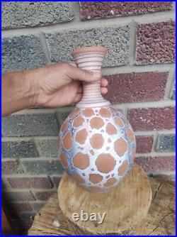 Art pottery vase vintage handmade. Ceramic vase. Author's work in a single copy Art pottery vase vintage handmade. Ceramic vase. Author's work in a single copy