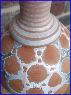 Art pottery vase vintage handmade. Ceramic vase. Author's work in a single copy