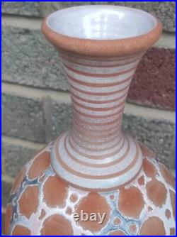 Art pottery vase vintage handmade. Ceramic vase. Author's work in a single copy Art pottery vase vintage handmade. Ceramic vase. Author's work in a single copy
