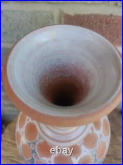 Art pottery vase vintage handmade. Ceramic vase. Author's work in a single copy Art pottery vase vintage handmade. Ceramic vase. Author's work in a single copy