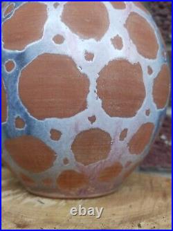 Art pottery vase vintage handmade. Ceramic vase. Author's work in a single copy