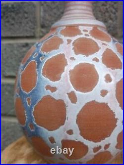 Art pottery vase vintage handmade. Ceramic vase. Author's work in a single copy Art pottery vase vintage handmade. Ceramic vase. Author's work in a single copy
